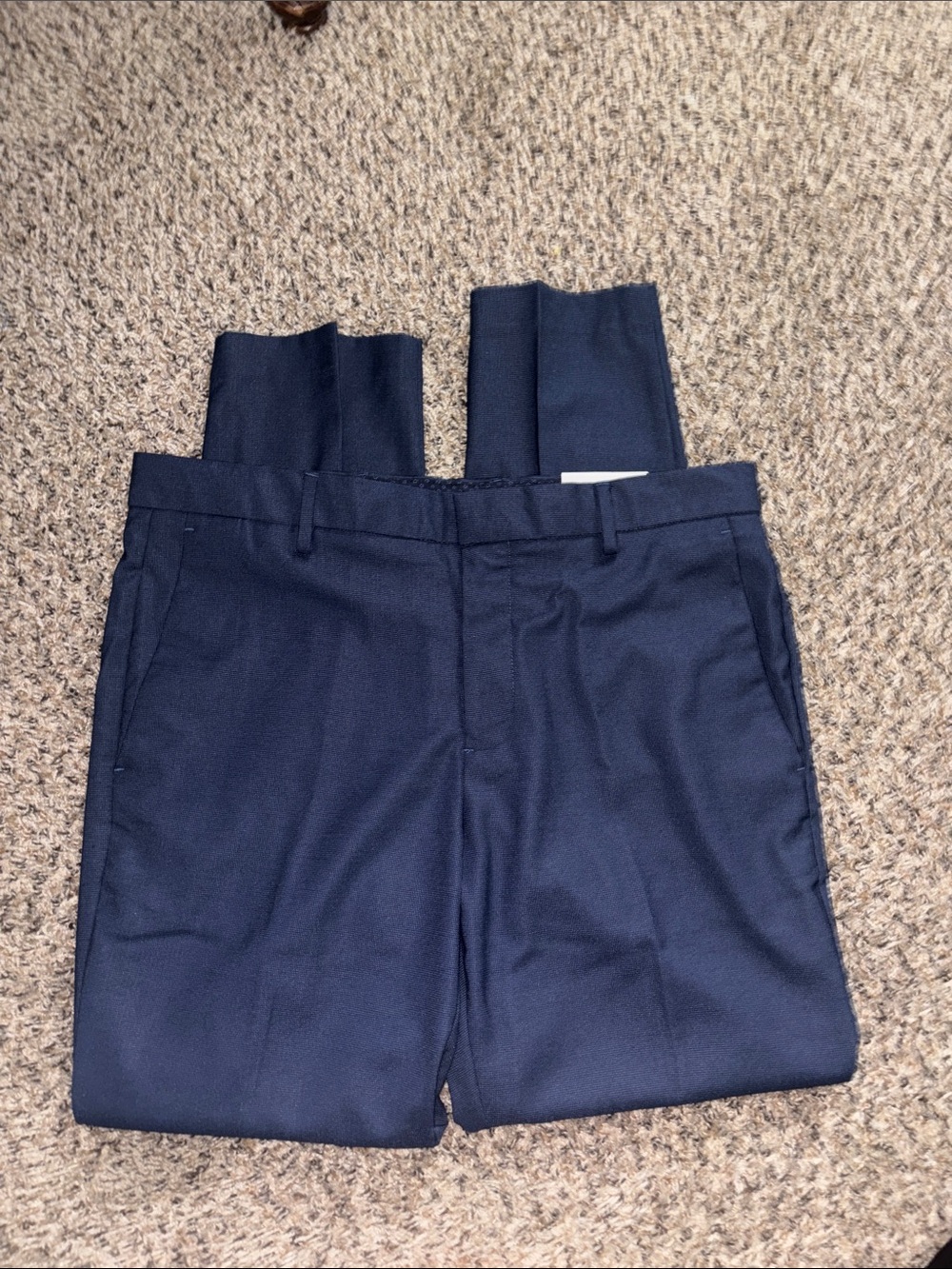 Perry Ellis Men’s Navy Dress Pants - Picture 3 of 6